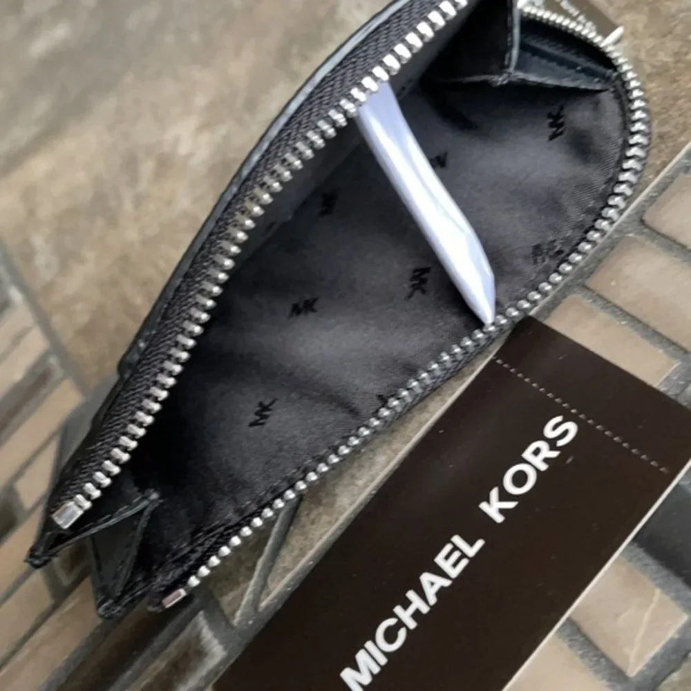Michael Kors L Zip Mini Wallet Admiral NWT